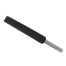 24cm 롱타입 마이크 폼윈드스크린 스펀지커버 바람소리 감소 마이크 보호 팝필터, 블랙(단일색상), 1개, 블랙(단일색상)