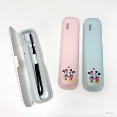 디즈니 캐릭터 휴대용 칫솔 살균기 폴딩 소독기, 곰돌이 푸, 화이트