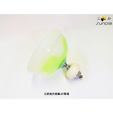 三鈴SUNDIA 2018全新款獵鷹單頭三培鈴、單頭定軸鈴 培鈴 獵鷹單定 獵鷹單三, 綠色,獵鷹單頭定軸鈴 沒木棍(只有扯鈴), 1個