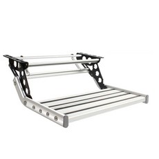 카라반 발판 캠핑카 스텝 수동 디딤대 보조 차박 단층 계단, 1. 수동 단층(벨트)