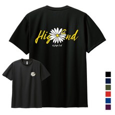 하이엔드 데이지 드라이 라운드 티셔츠 볼링 기능성 스포츠웨어