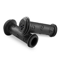 자전거 핸들 고무 세발 산악 MTB 그립 스쿠터 액세서리, black, 1개