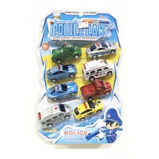 小胡玩具(電子發票) 噴漆8入迴力警車 迴力車 玩具車 兒童玩具, 1個, 圖3款