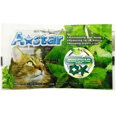日初 Sunrise A star 貓咪星型薄荷潔牙骨 貓潔牙錠 貓潔牙片 貓咪潔牙零食, 原味, 15g, 1包