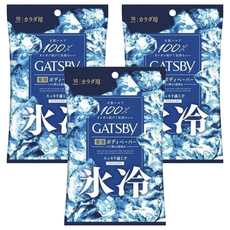 갸스비 데오도란트 샤워 티슈 아이스 시트러스 10매입, 3개