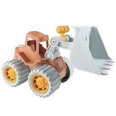 兒童沙灘玩具套裝 玩沙工具 挖沙玩具 多件組 安全無毒, 麥稈大號推土機, 100g, 1個