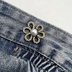 청바지 허리 조정 버튼 없음 DIY 바느질 바지 액세서리 금속 필요 공예 단추 강화제 스커트, 1pcs, Vintage color