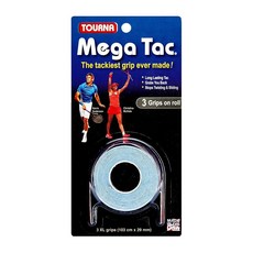Tourna Mega Tac EXTRA 엑스트라 Tacky 오버그립 팩당 그립 3개 블루 147953