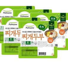 풀무원 부드러운 찌개두부, 5개, 300g