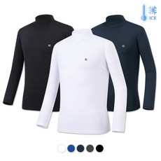 [냉감으로 쾌적하게/스판으로 편안하게] 남성 경량 냉감 스판 반목 긴팔 티셔츠 MBTM541 (95~110)