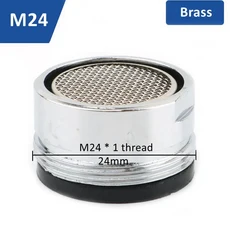 꽃 수도꼭지 튀김 방지 욕실 그물 버블러 구리 물 절약 통, [04] Male-M24