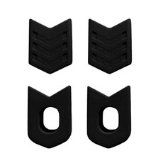 도로 자전거 크랭크 보호 커버 자전거 크랭크셋 보호 슬리브 커버, 검은, 흑색의, 1세트