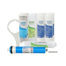 ADD RO純水機濾心組 含RO膜與NSF認證濾材, 1個, 標準型RO純水機1年份濾心-10支裝,螺帽板手