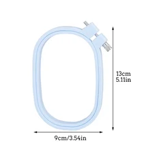 1/4/5pcs DIY 플라스틱 자수 후프 프레임 크로스 스티치 중국어 번체 사각형 수제 바느질 바늘 공예 도구, 01 9x3cm