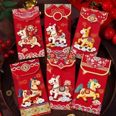 부모님용돈봉투 프리미엄 자수 디자인 세뱃돈봉투, 4. 의 아들 가방형, 기본