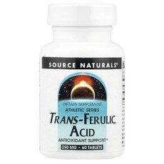 Source Naturals Athletic Series 트랜스-페룰산 60정, 1개