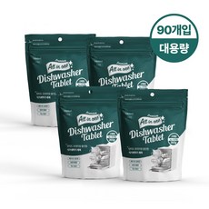 민티드 프리미엄 올인원 식기세척기 세제, 4개, 360g