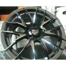 FK鋁圈 17吋 5/108 B341 MBK 鋁合金輪圈 輕量化設計 時尚運動風格 多款車型適用, 1個