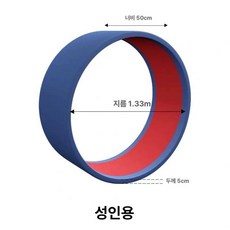 장애물 달리기 공굴리기 1개 시합용 대형, 성인용 210x50x5 블루
