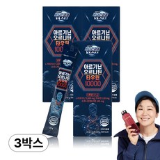비타민마을 아르기닌 오르니틴 타우린 10000, 15회분, 3개