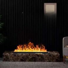 가정용 불멍 대용량 가습기 가짜불 인테리어 안방 벽난로 불꽃 장식, 1개