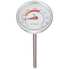 BUNDOK Smoker Thermometer 번독 스모커용 온도계 (BD-438), 실버, 1개