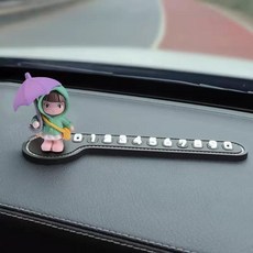 넘버링카 자동차 전화번호판 주차번호판 우비소녀 우산 주차알림판 주차안내판, 1개, 보라우산