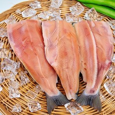 [품질보장] 요리에 딱 맞는 머리 제거 동해안 두절 바다송어 신선포장 O4UFSSONG, 1개, 4U 중 5미 ( 1미당 140g 내외)