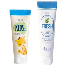 DR.CHOI'S 孩童牙膏 第2階段 60g+Fresh牙膏 120g, 1組