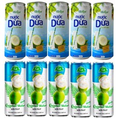베트남 음료 | 2종 세트 코코넛 주스 펄프 코코넛워터, 48개, 325ml