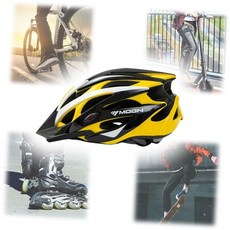 [빠른발송] 자전거헬멧 안전모 킥보드헬멧 상품 전동킥보드헬멧, 블루화이트L