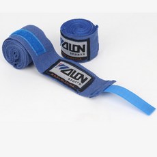 拳擊手綁帶 拳擊綁帶 手綁帶 拳擊繃帶 拳擊纏手帶 運動綁帶 健身 泰拳 搏擊 綜合格鬥 拳擊護具, 拳擊手綁帶｜藍色,3米(一對), 1個