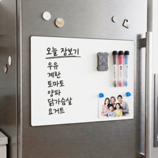 로렌드 고무자석 화이트보드 시트지 세트, PVC