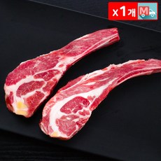 명불허전 미식늑대 양갈비 300g X 1 고급 부위 풍부한 육즙 양고기 바베큐 캠핑 펜션 감성요리, 1개