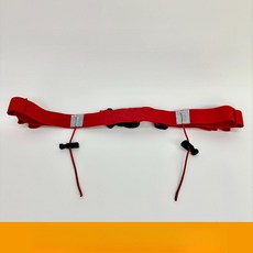 힙색 아웃도어 마라톤대회 고정띠 미끄럼방지 트레킹대회 고정번호판 벨트, 1개, 빨간색
