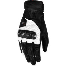 ASTONE LC02 (黑白) 長版防摔手套，小羊皮質透氣止滑碳纖維