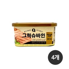 삼립 무배 그릭슈바인 햄, 200g, 4개