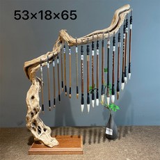 혜윰 필방 붓걸이 화방 거치대 서예붓 서예용 연적 서예도구 걸이 세트 붓거치대, 통나무 5