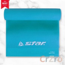 TPE 운동 밴드 블루 5단계 강도 요가 필라테스 근력 재활용 0.45mm 1개