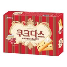 크라운 쿠크다스 화이트토르테, 288g, 6개