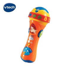 英國 Vtech 歡唱學習麥克風 橘色 - 寶寶唱歌玩具, 1個