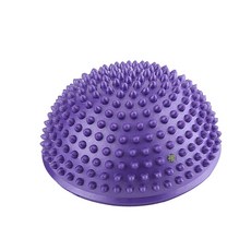 DIU 兒童觸覺球感統訓練手抓球pvc按摩球瑜伽半圓球榴蓮球腳底按摩球, 1個, 紫色1:如圖