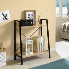 우드2단선반 다용도미니 철제책상 주방수납 작은 낮은, 화이트