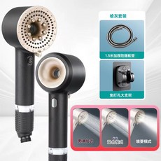 菲勒衛浴 增壓過濾蓮蓬頭, 1個, 太空灰套裝