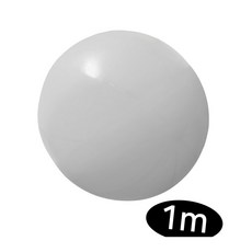 디오유엔 야외행사게임 체육대회 공굴리기 공 1M 화이트