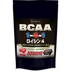JAY&CO. 무첨가 인공 감미료 류신 4배 BCAA 근비대를 자극 (애플 200g), 200g, 1개