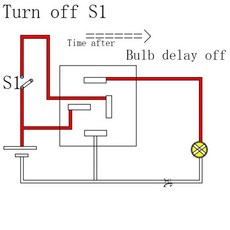 일반적으로 YS020 FN 5S 10S 지연 스위치 끄기 후 30A 자동차 12V 시간 릴레이 1MIN, [05] 5 min, 1개