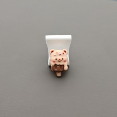 귀여운 곰돌이 자동차 걸이 조수석 글러브 박스 앞좌석 신기한 시트 걸이 차량용 인테리어 용품, 아이스캔디 곰 갈고리, 하나