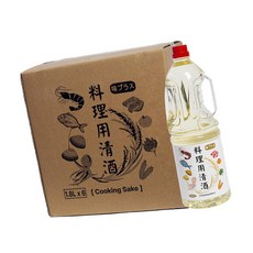 만능 요리용 청주 1.8L 청주 요리주 조미료, 6개