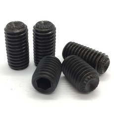 열처리 육각 무두 렌치볼트 철 SCM435, M6, 6mm, 50개